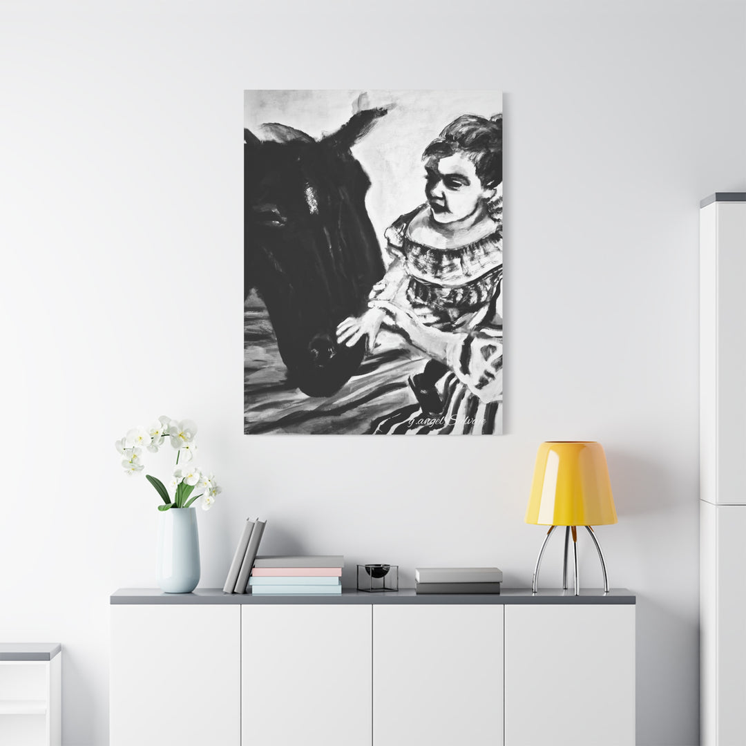 New Best Friend Canvas Art - Elegant Home Decor