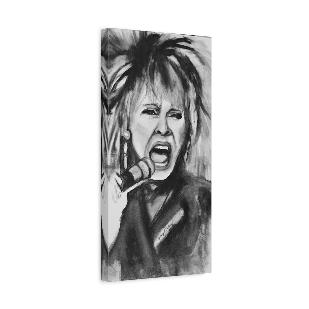 Canvas Print Tina Turner Portrait