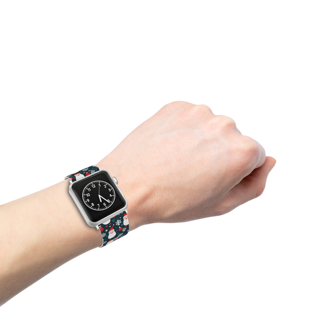 Santa and snowflakes Watch Band for Apple Watch