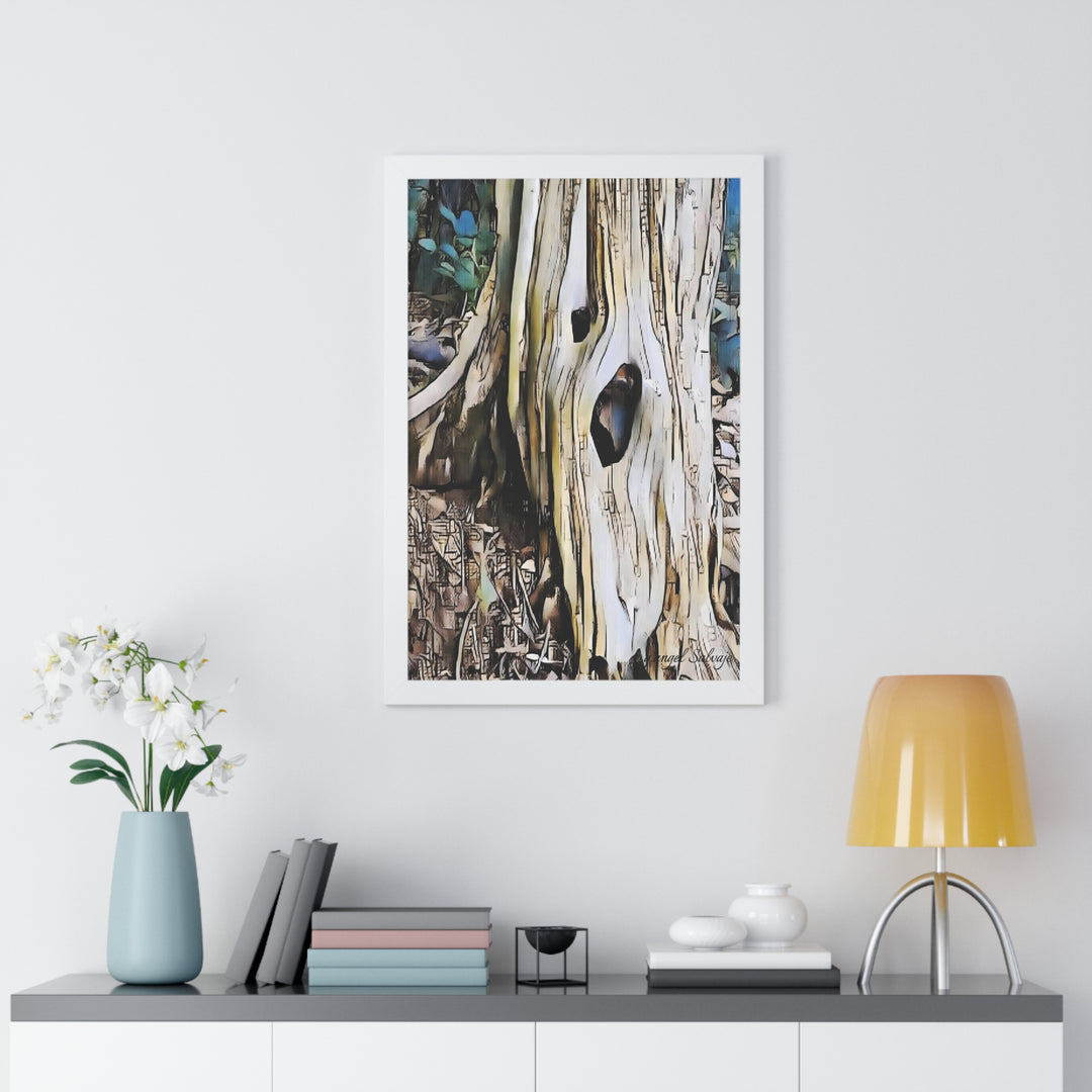 It Is All About What is Hidden Within Framed Vertical Poster