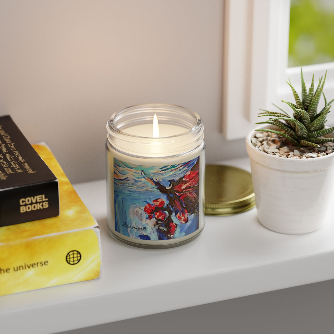Scented Candle Beachwood Life's a Beach 4oz Coconut Apricot Wax