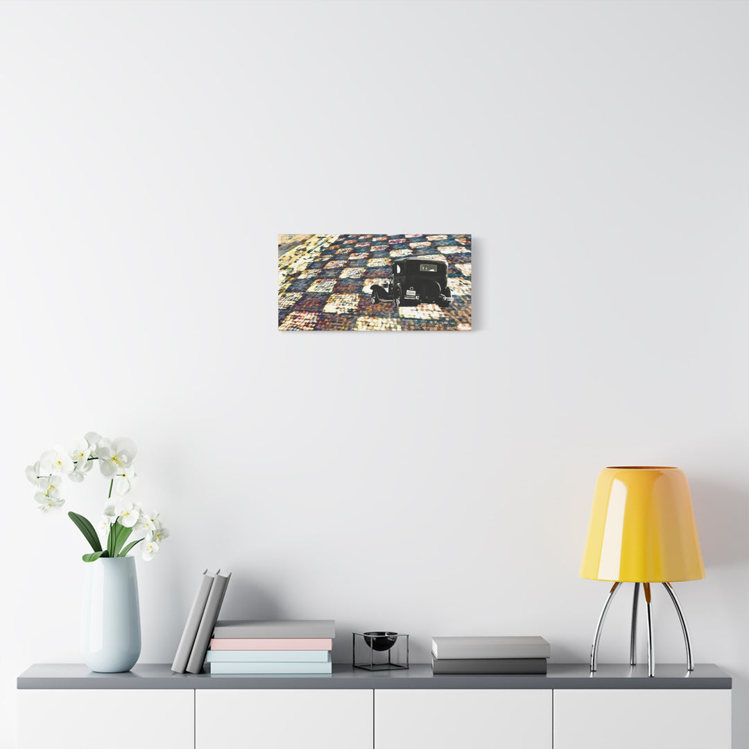 Checkered Past ,Matte Canvas, Stretched, 1.25"