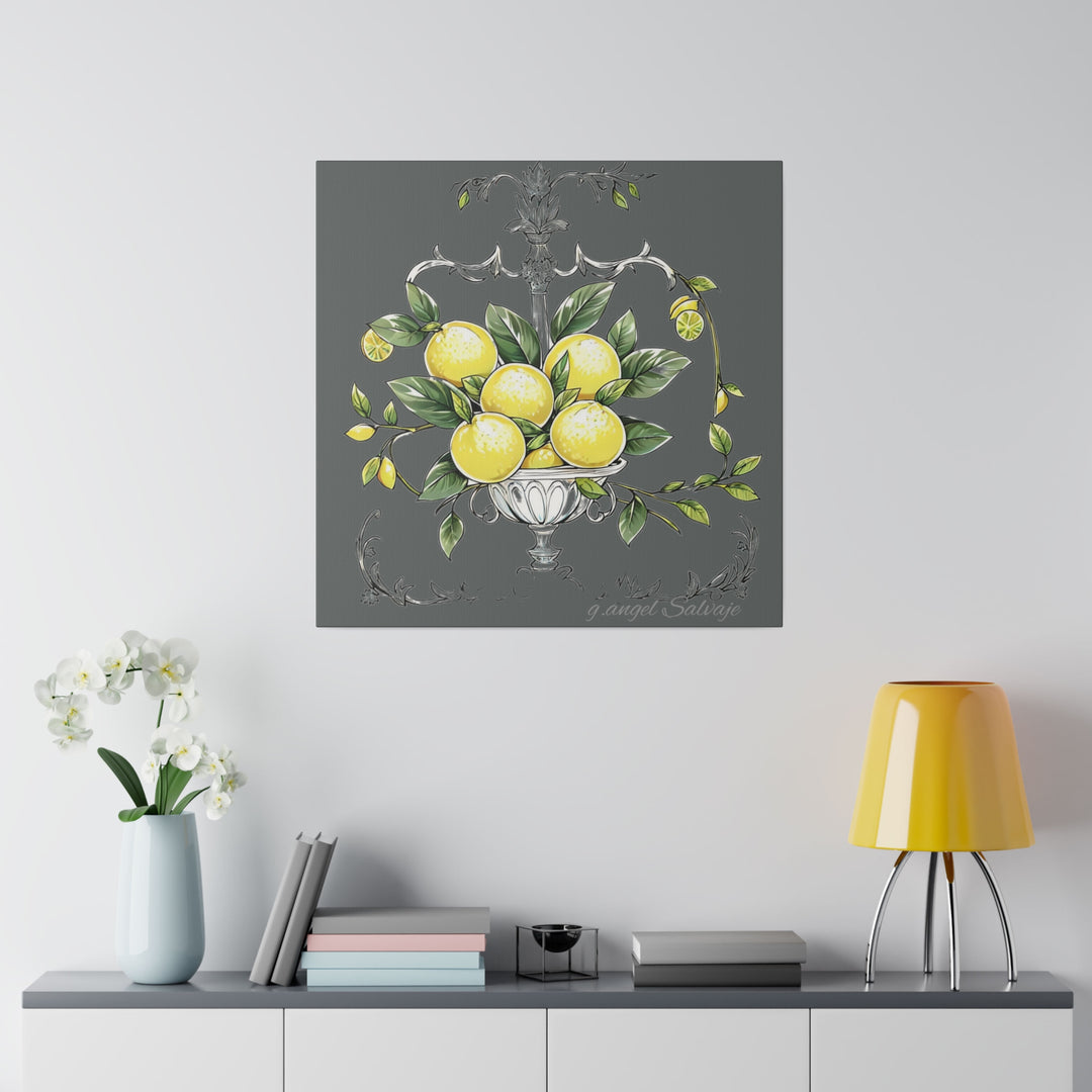 Lemons Centerpiece Matte Canvas, Stretched, 0.75"