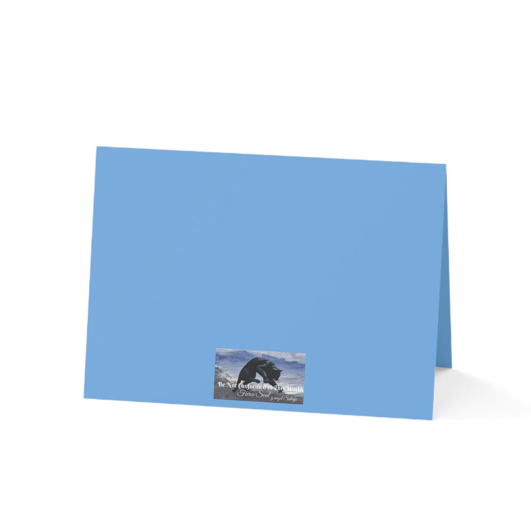 Coastal Elegance blank Thank you/Greeting Cards - Anybody Listening?– Set of 1, 10, 30, or 50 - Perfect for Any Occasion