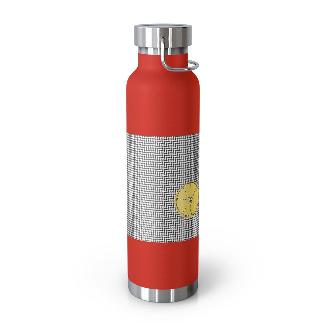 Lemon Keep'uh Pushin'  Copper Vacuum Insulated Bottle, 22oz