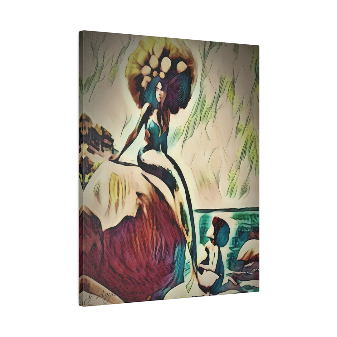Mermaid Madonna Canvas, Stretched, 0.75"
