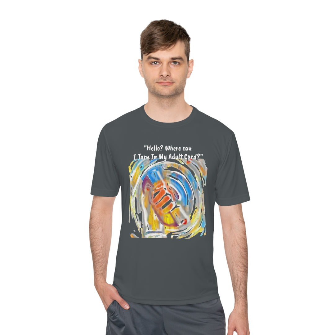 Adult Card Returns Unisex Moisture Wicking Tee