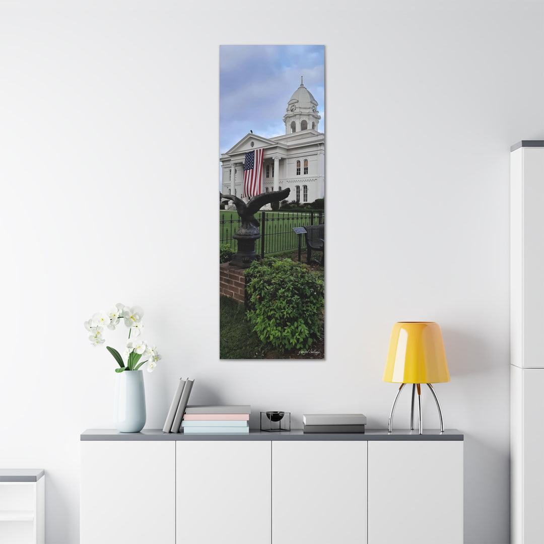 Colbert County Flag and Eagle Canvas Gallery Wraps