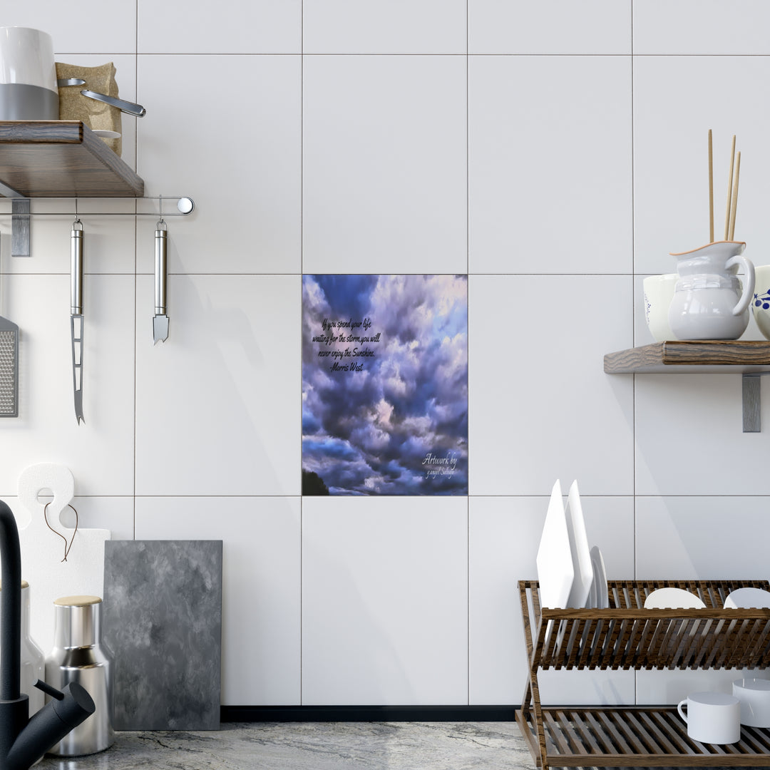 Don't Miss The Sunshine, Ceramic Photo Tile