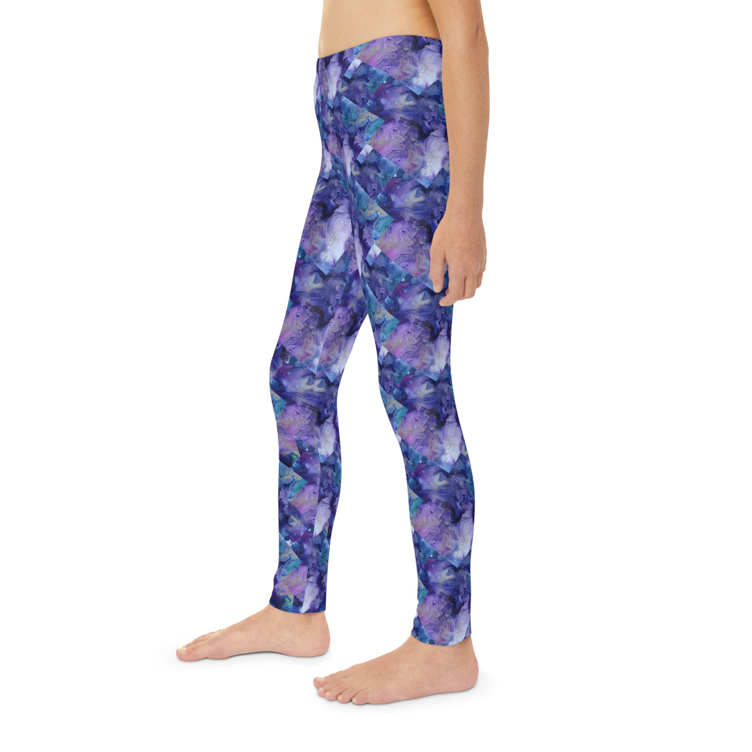 Purple Haze , Kids, Youth Full-Length Leggings (AOP)