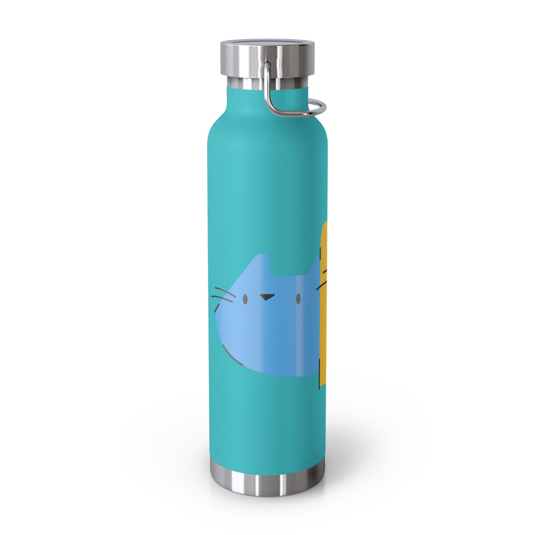Spy Cats Copper Vacuum Insulated Bottle, 22oz