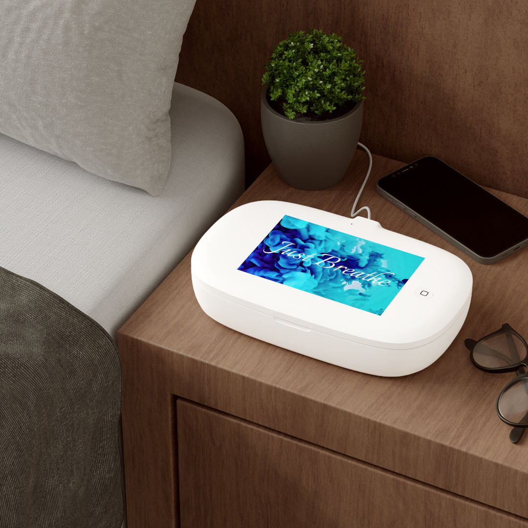 Just Breathe Phone Sanitizer and Wireless Charging Pad