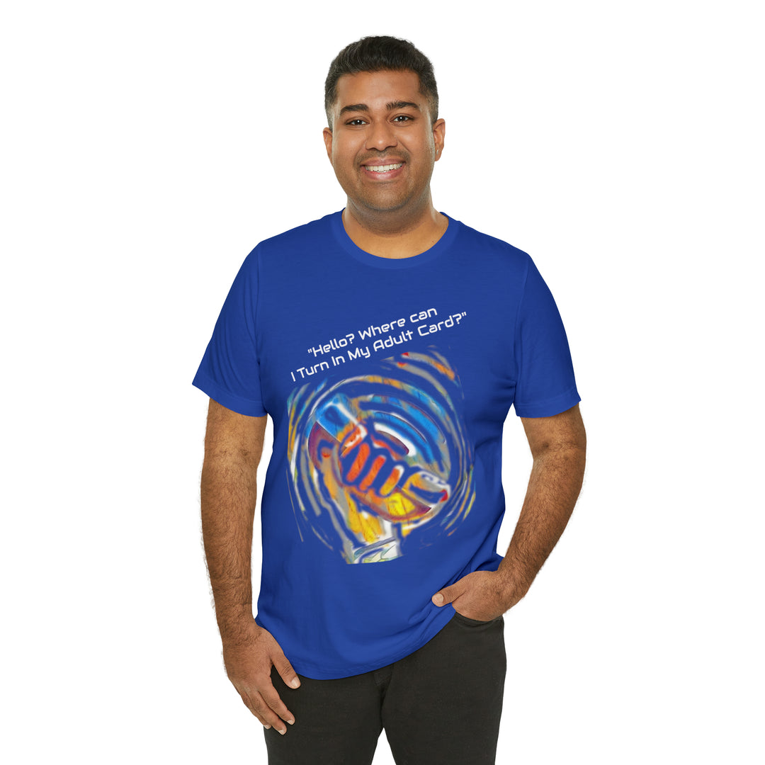 ADULT CARD Dad Jokes Unisex Jersey Short Sleeve Tee