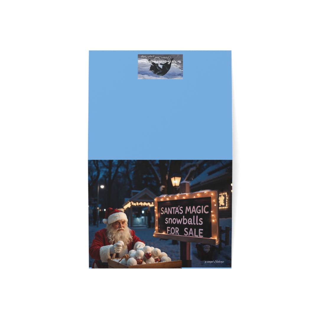 Christmas Magic Greeting Cards horizontal