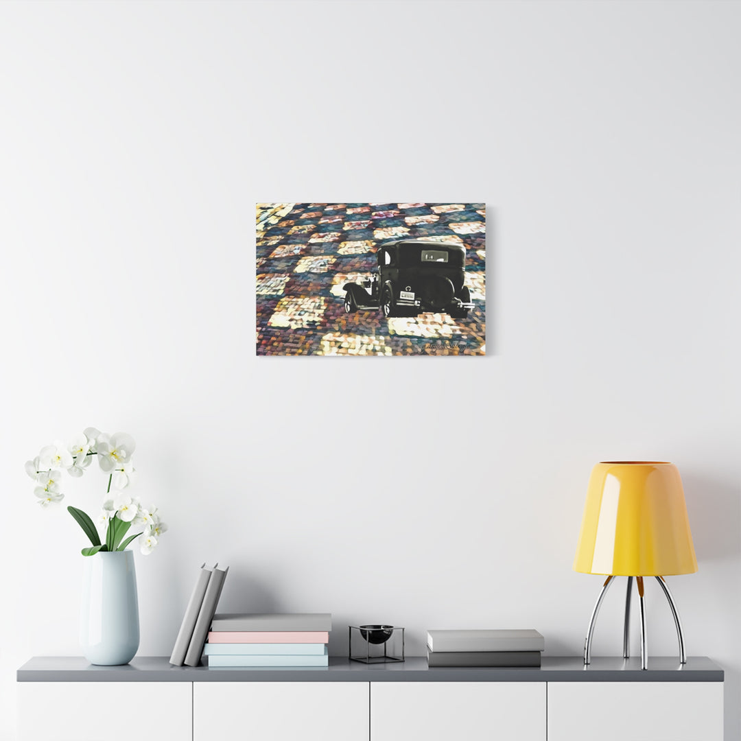 Checkered Past ,Matte Canvas, Stretched, 1.25"