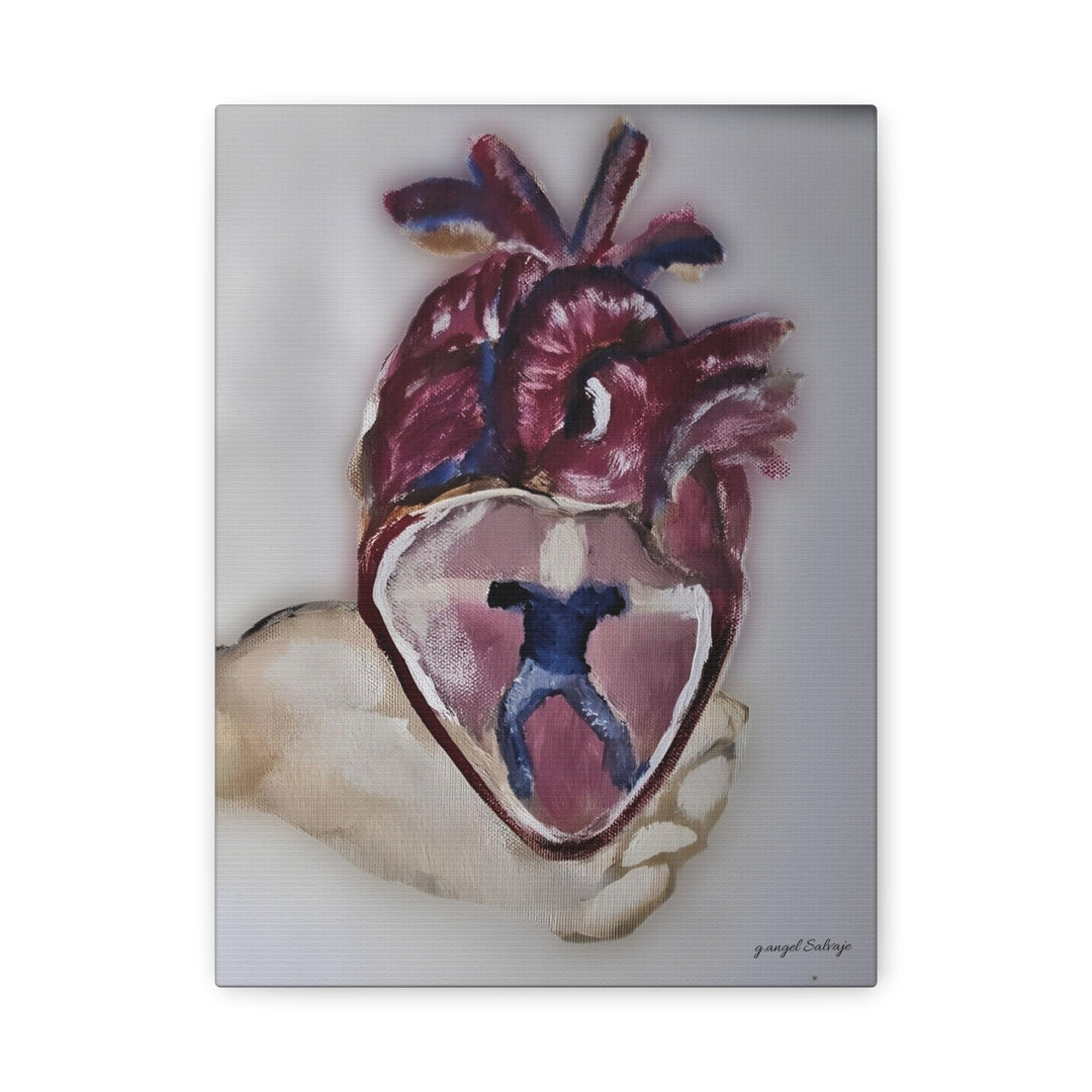 Canvas Print - Abiding Within:Extremely Whole Hearted Sleeves Painting by g angel Salvaje