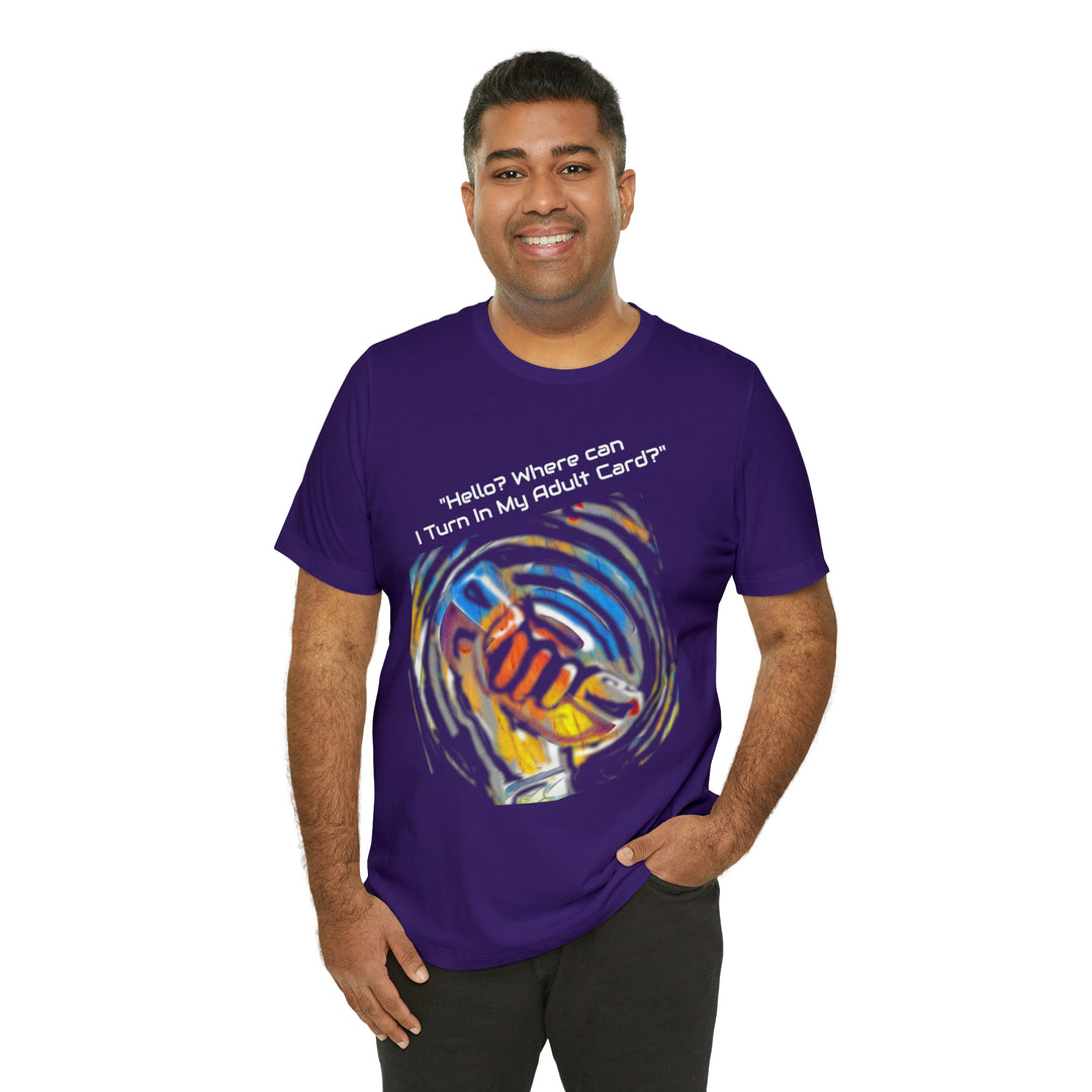 ADULT CARD Dad Jokes Unisex Jersey Short Sleeve Tee
