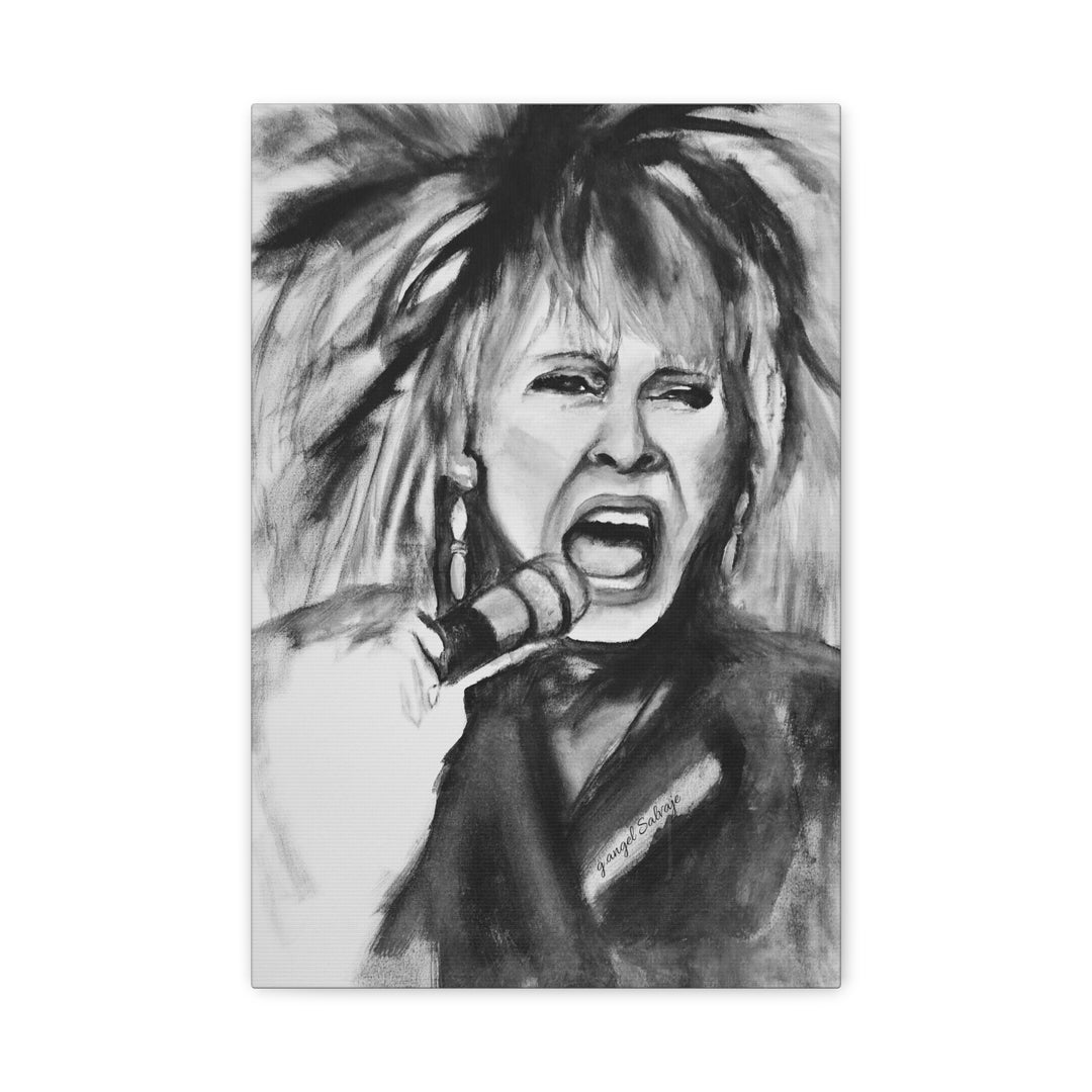 Canvas Print Tina Turner Portrait