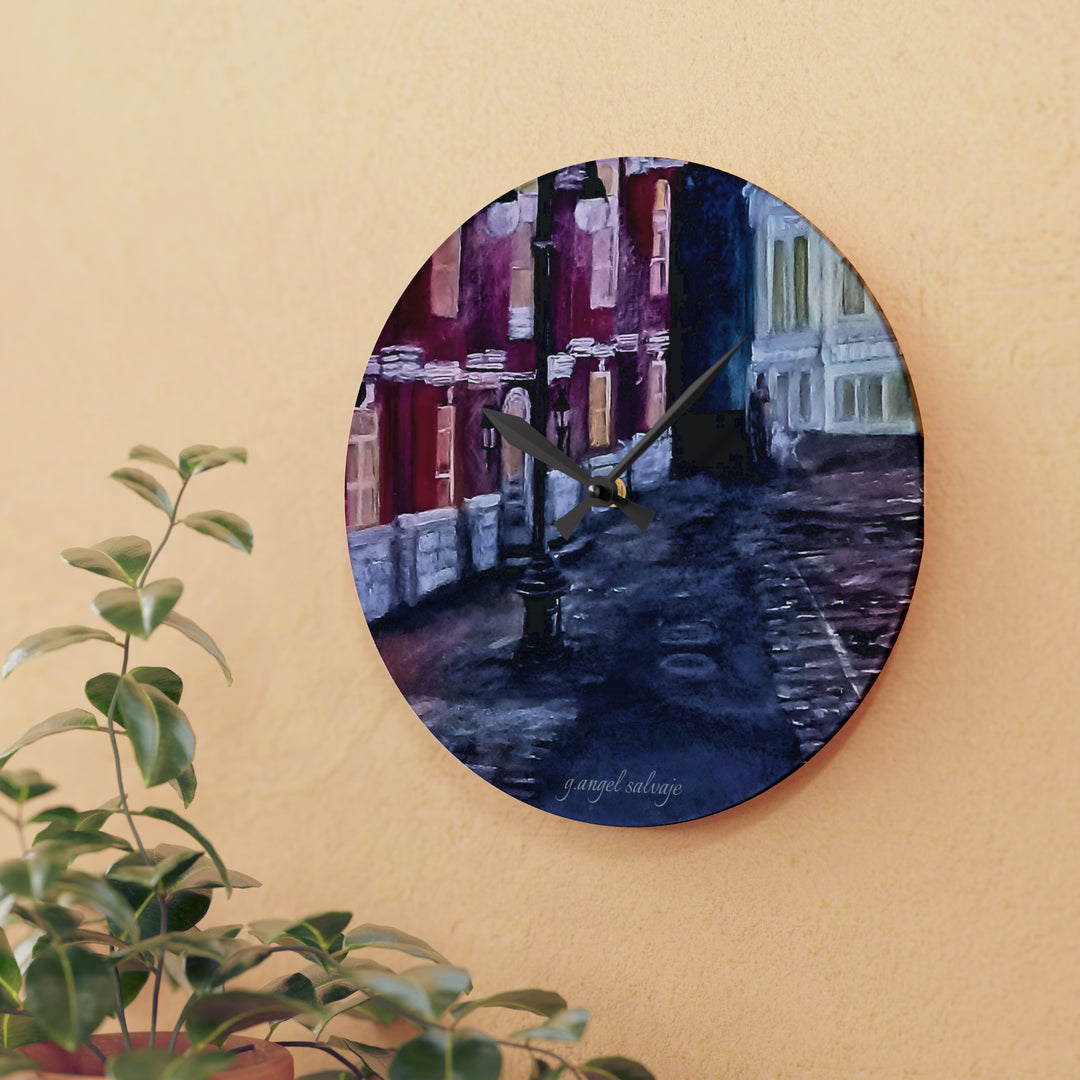 Shadow Work Acrylic Wall Clock