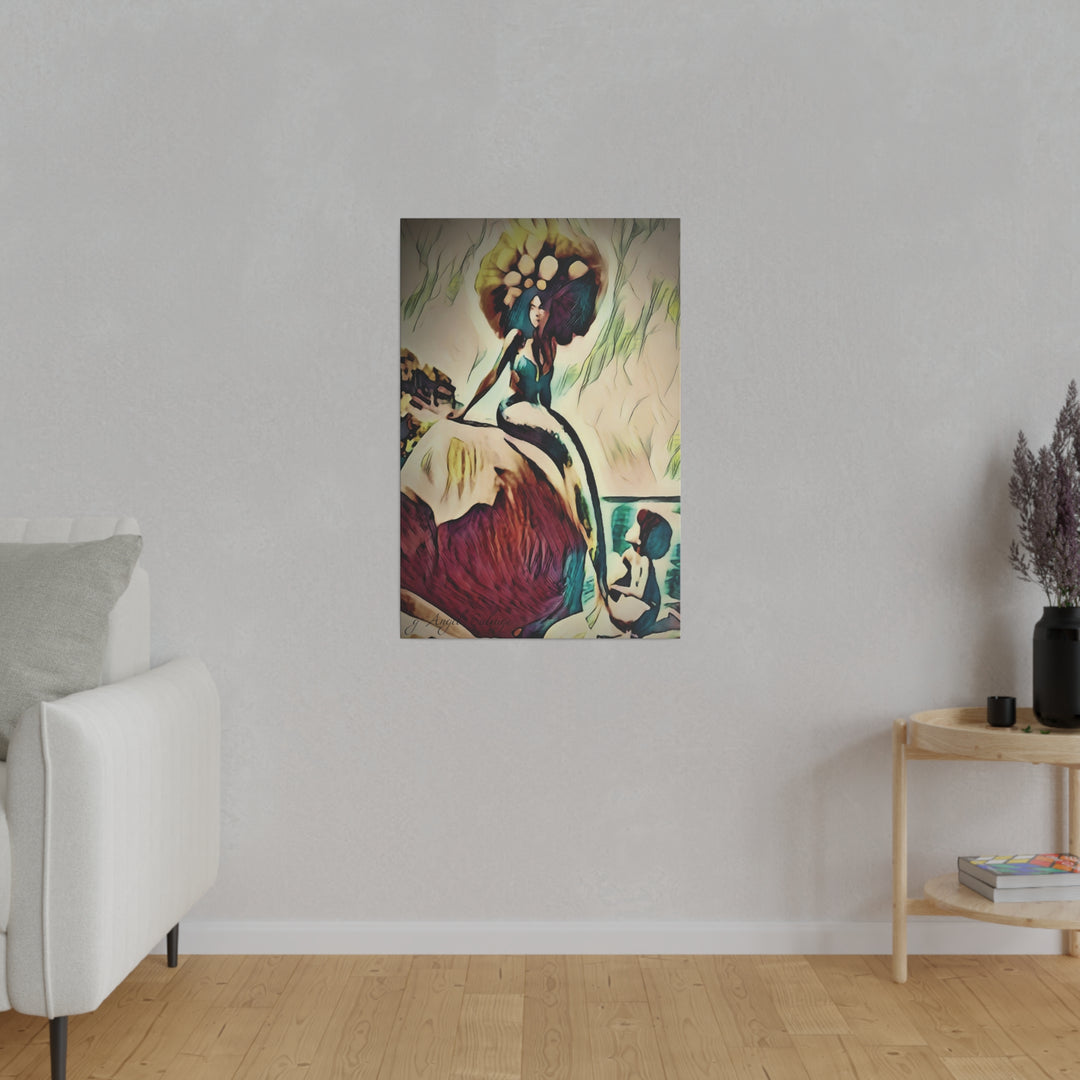 Mermaid Madonna Canvas, Stretched, 0.75"