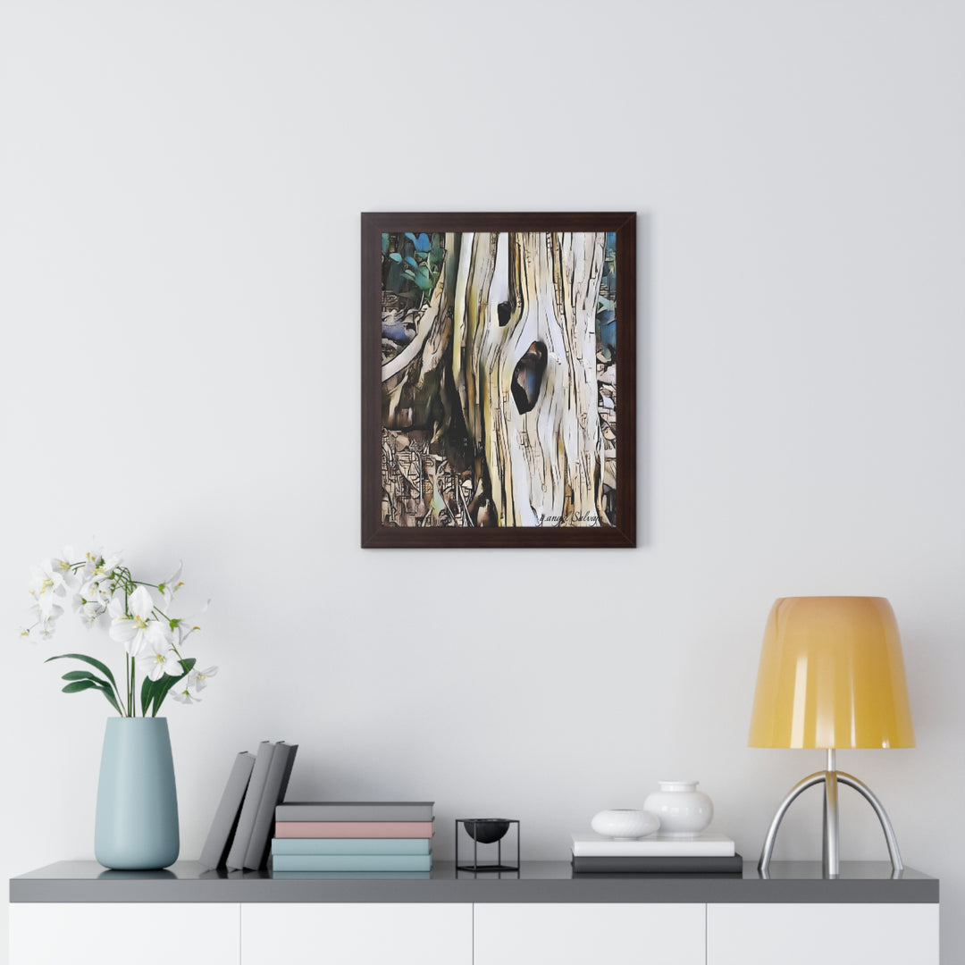 It Is All About What is Hidden Within Framed Vertical Poster