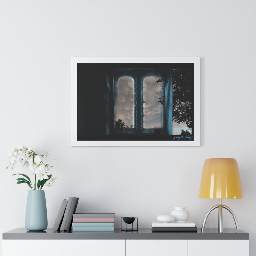 Walk into the Sky Framed Horizontal Poster