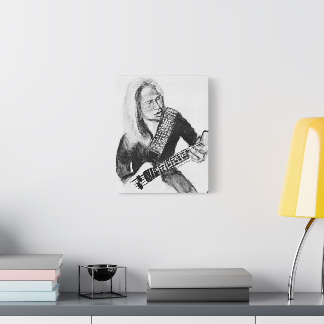 Canvas Print - Dana Strum Bass Player Portrait