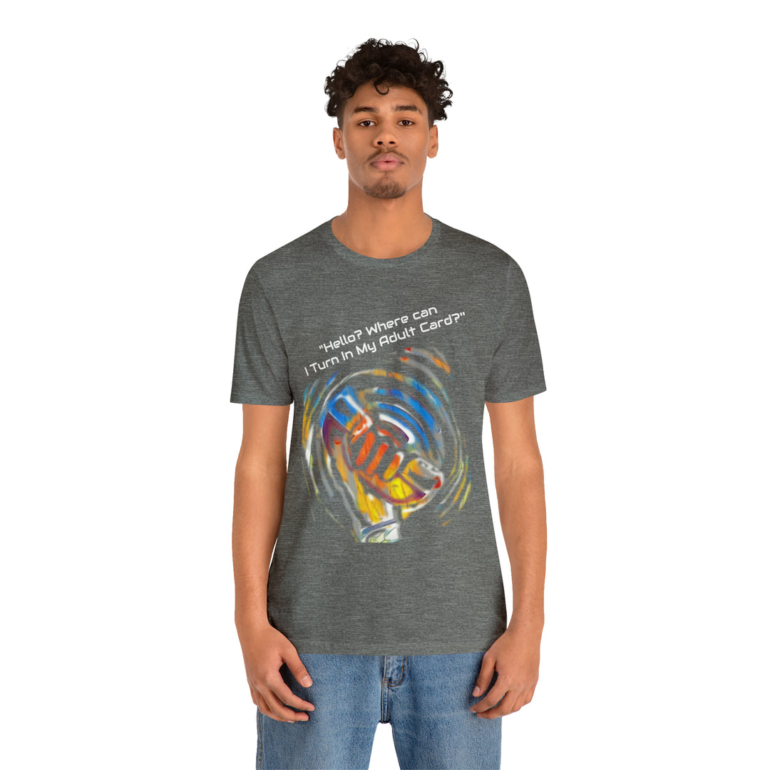 ADULT CARD Dad Jokes Unisex Jersey Short Sleeve Tee