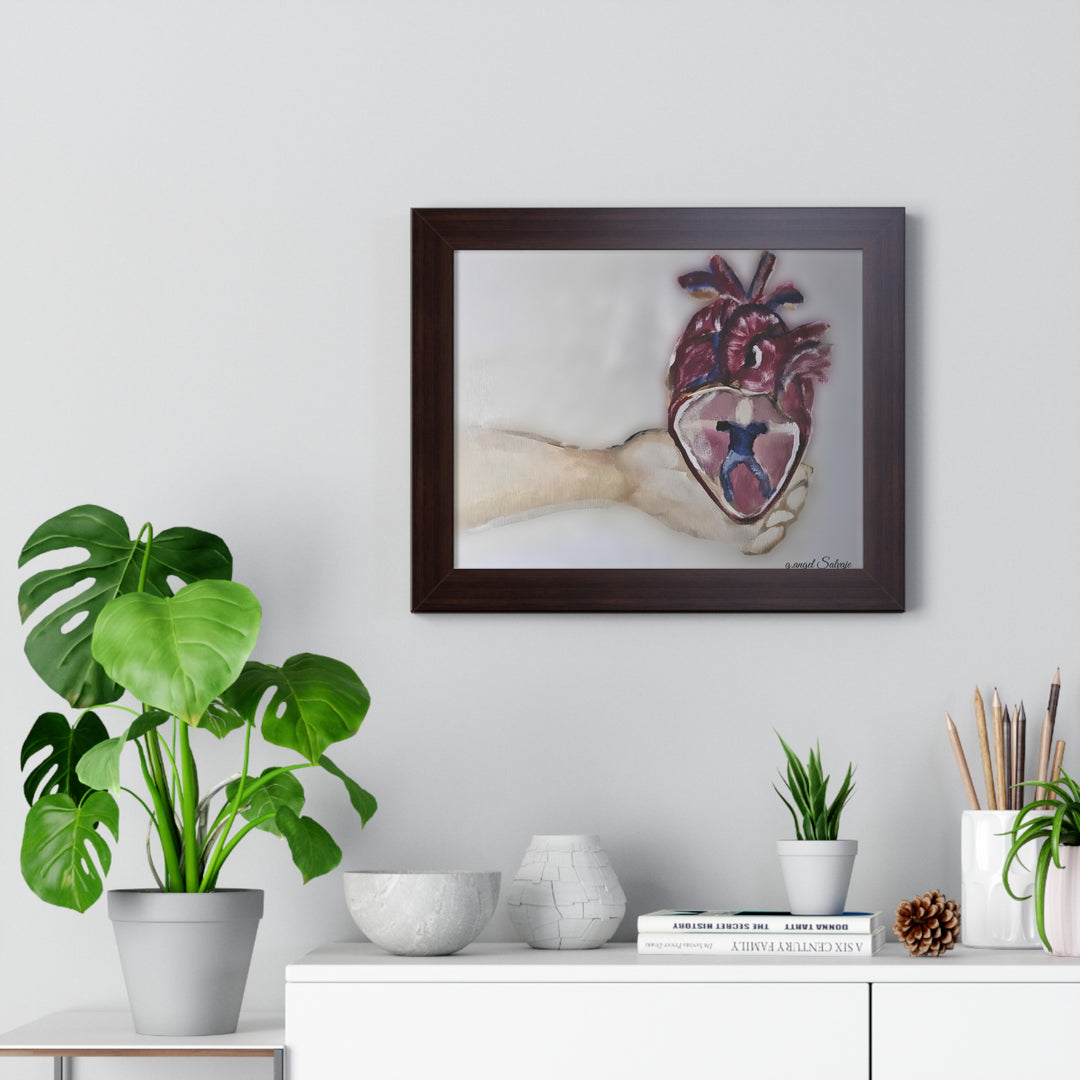 Abiding Within Framed Horizontal Poster