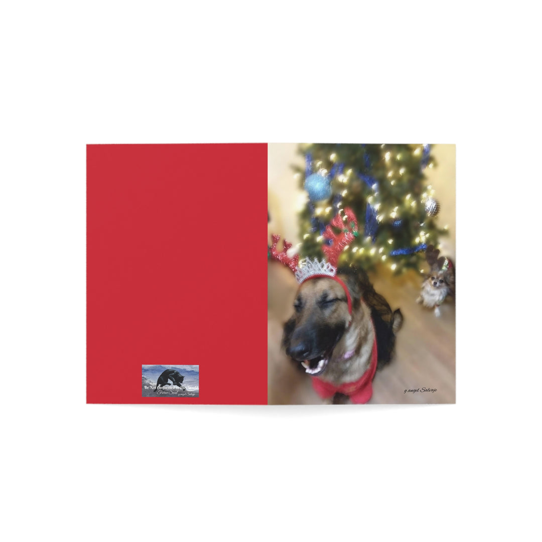 Greeting Cards Cheeky Christmas Queen & Winston Design Set