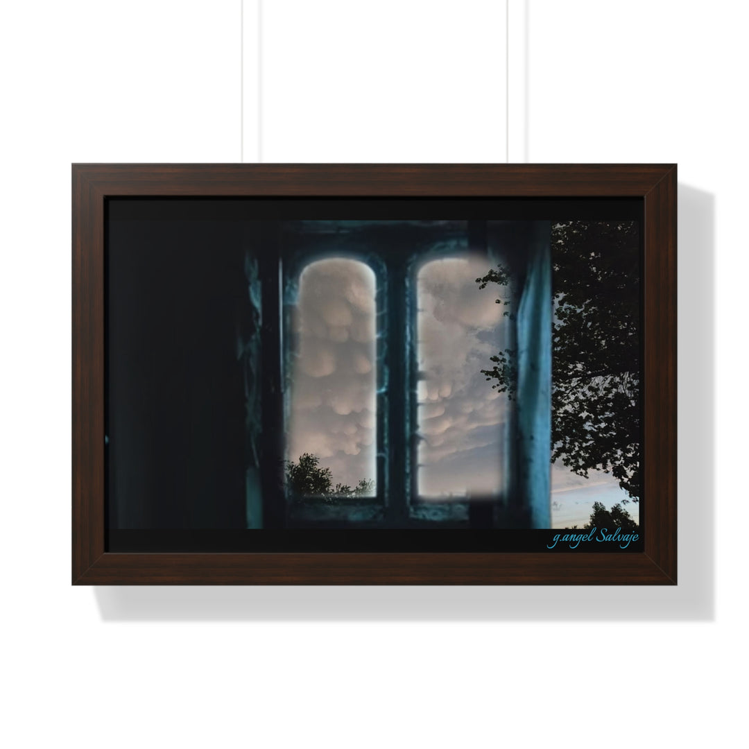 Walk into the Sky Framed Horizontal Poster