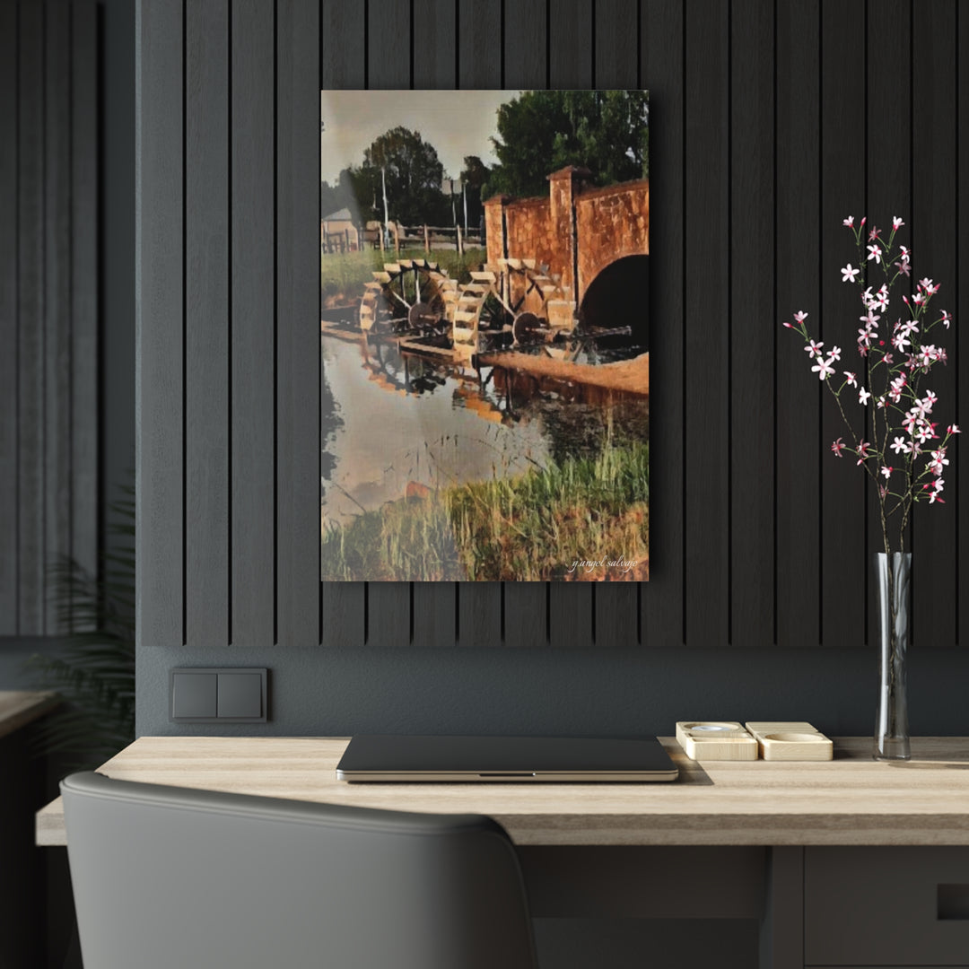 Water Wheels Acrylic Prints