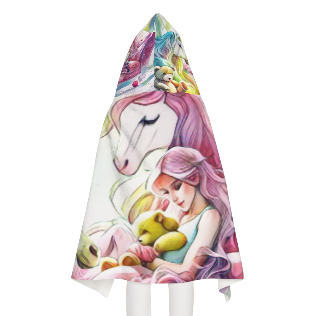 Princess and Unicorn Dreams Youth Hooded Towel
