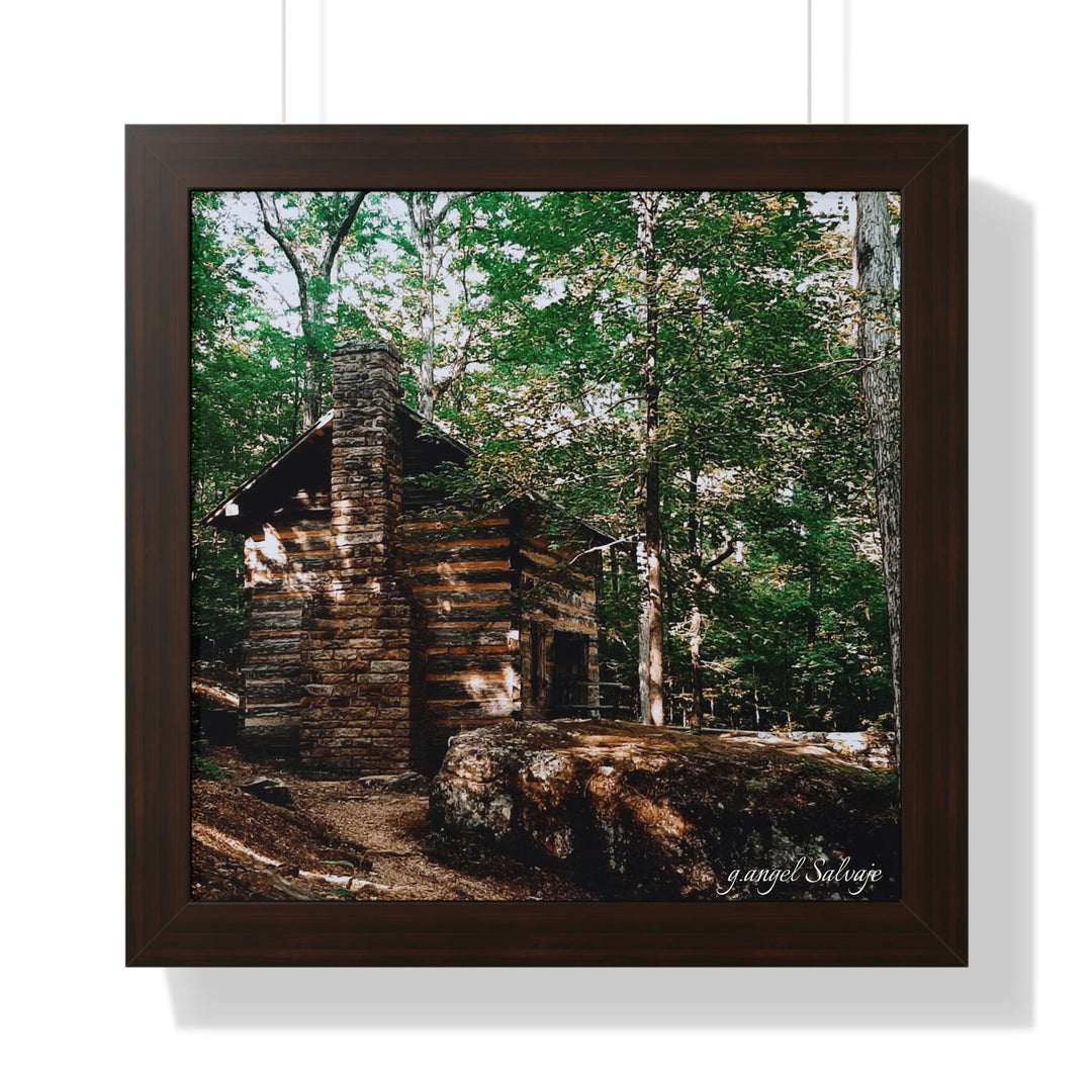 Just a Cabin in the Corner of Gloryland Framed Horizontal Poster