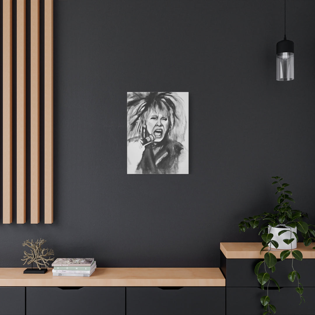 Canvas Print Tina Turner Portrait