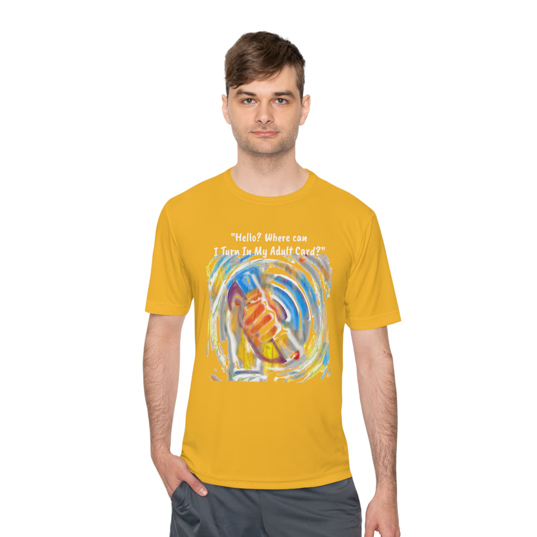 Adult Card Returns Unisex Moisture Wicking Tee