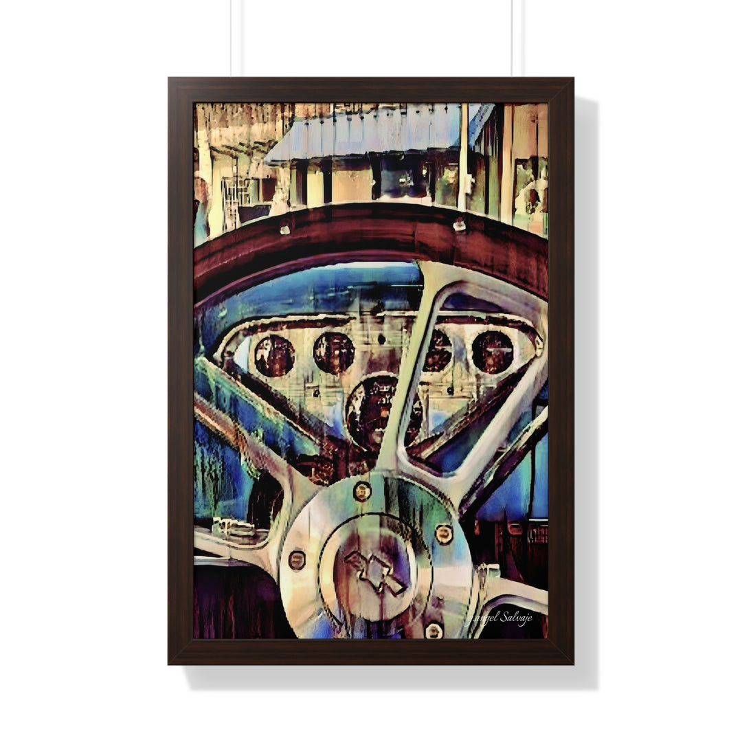 Chevy Apache Driver's Seat Framed Vertical Poster