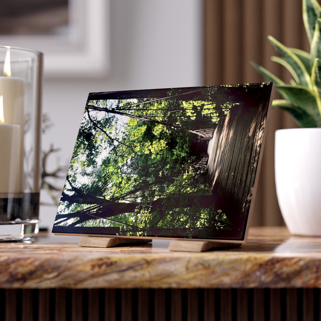 Bridge of the Unknown Destination Ceramic Photo Tile