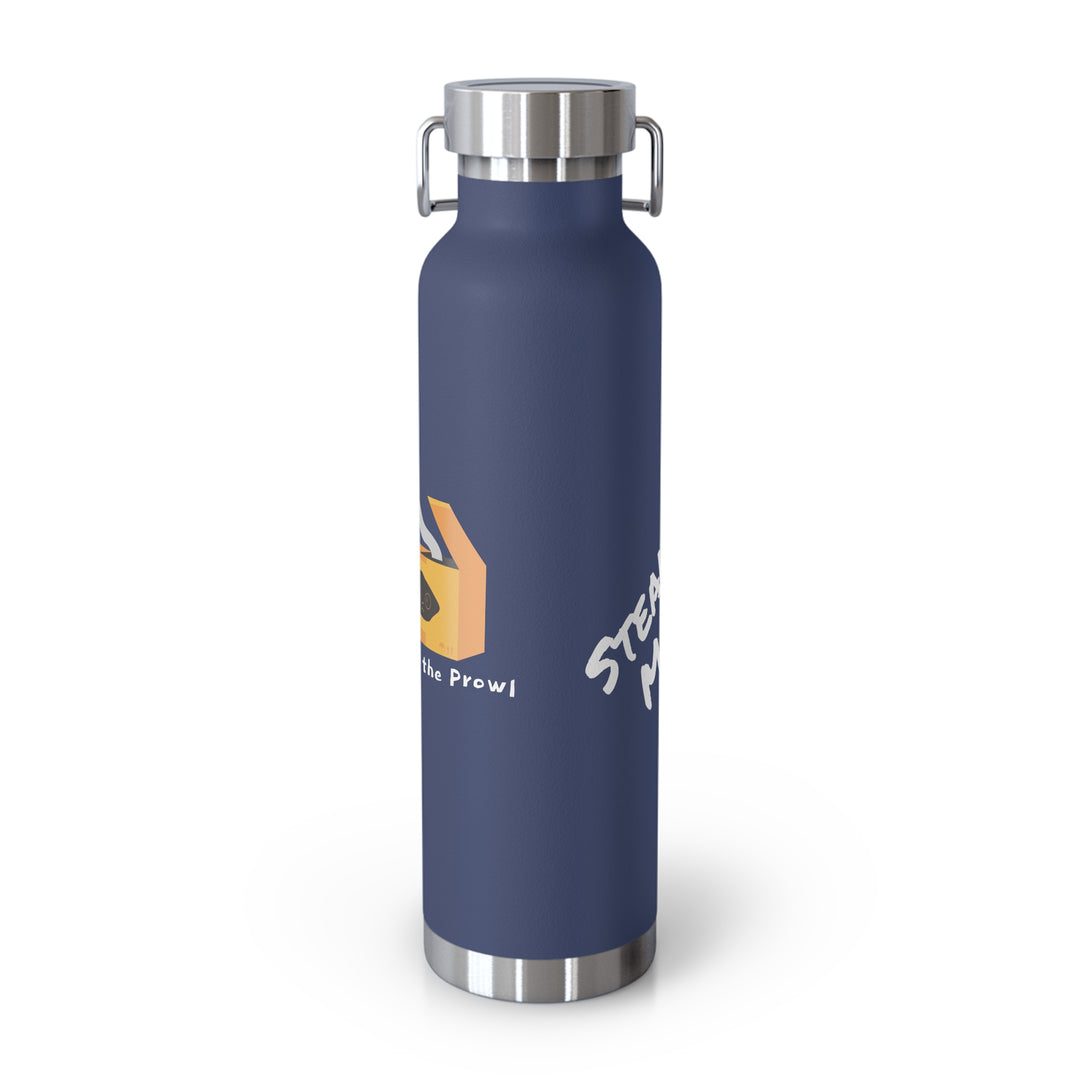 Secret Agent Cat Copper Vacuum Insulated Bottle, 22oz