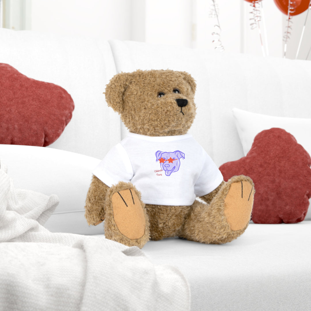Hitch's Celebrate Dawg , Plush Toy with T-Shirt