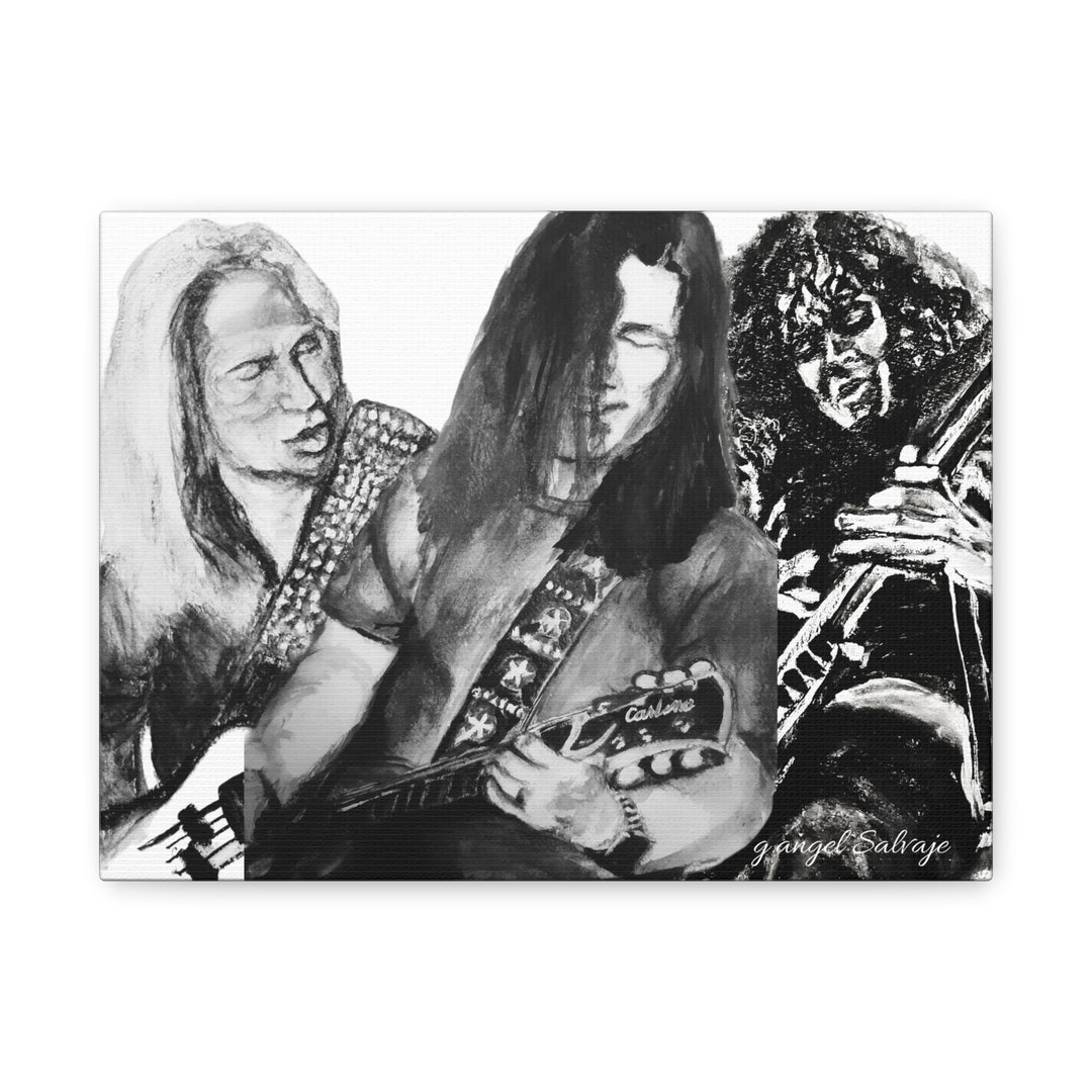 Canvas Print - Slaughter Band Mad About You painting Compilation g angel Salvaje