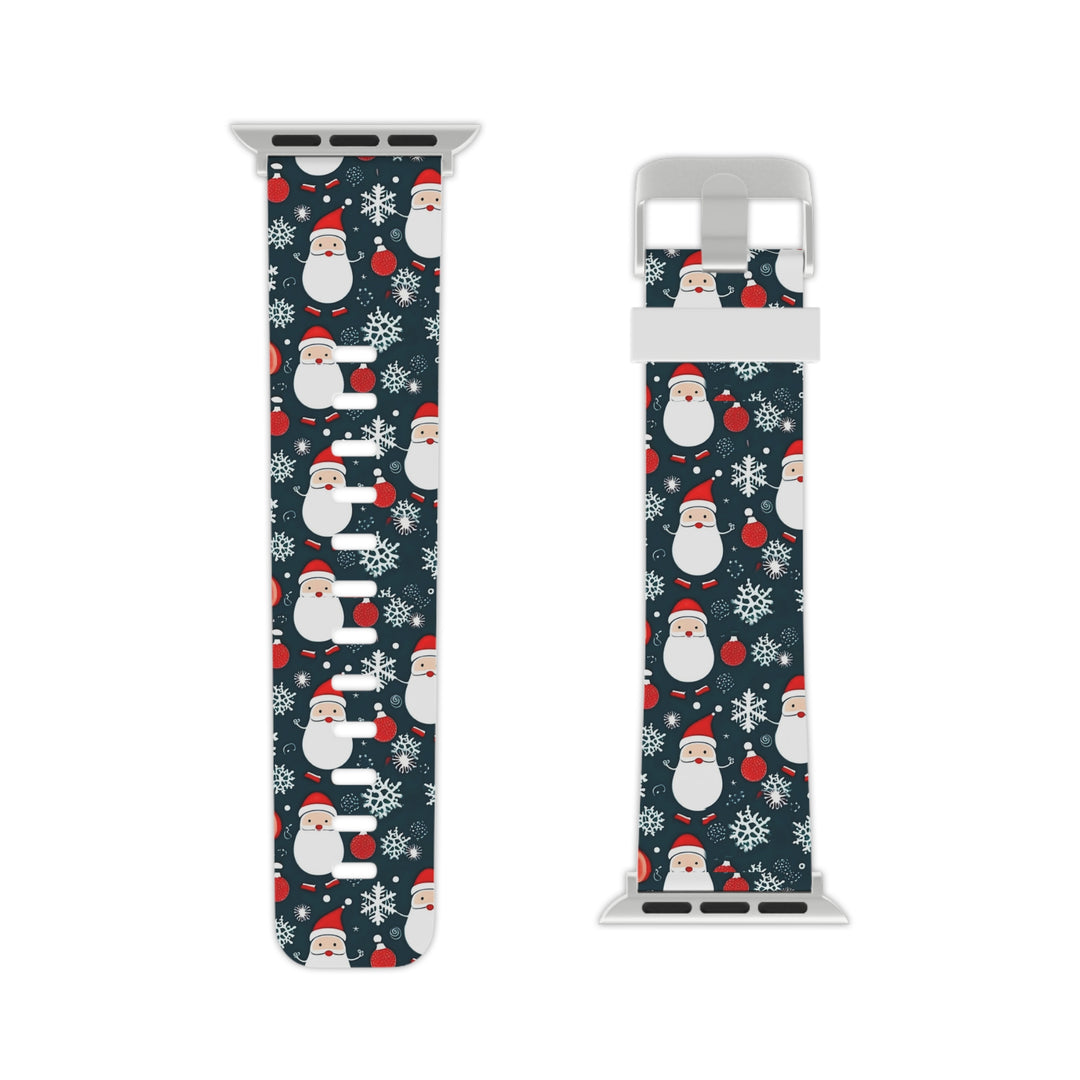 Santa and snowflakes Watch Band for Apple Watch