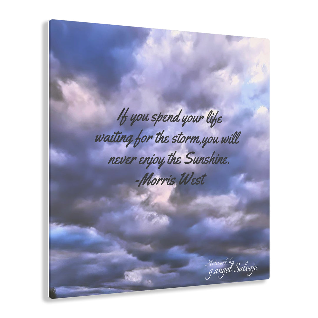 Dont Miss the Sunshine, Morris West Quote Acrylic Prints