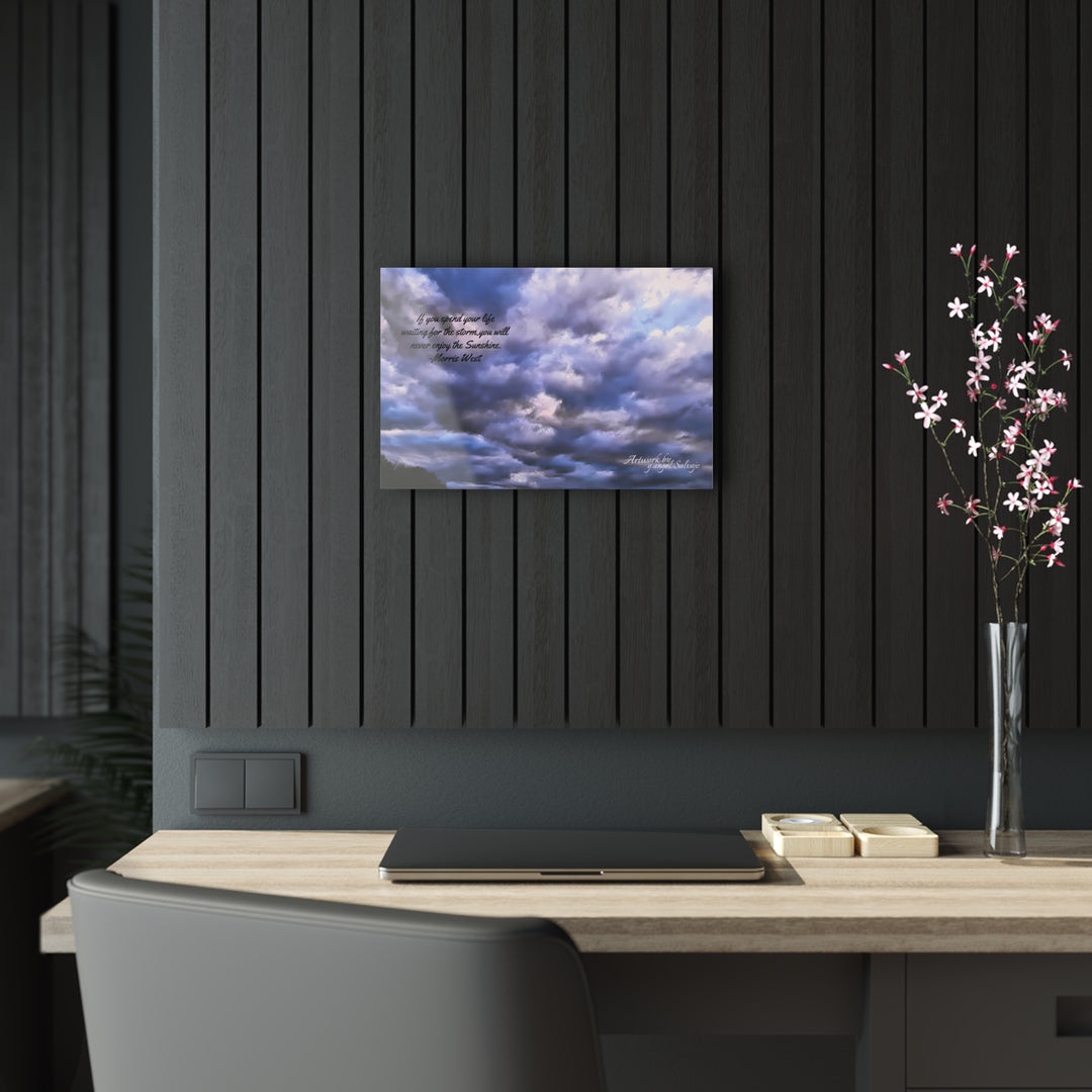 Dont Miss the Sunshine, Morris West Quote Acrylic Prints