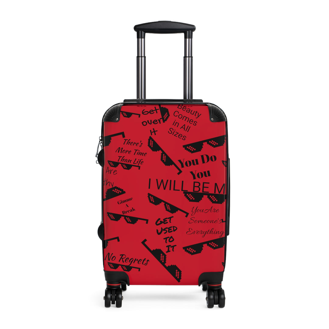 Affirmations and Sunglasses Suitcase