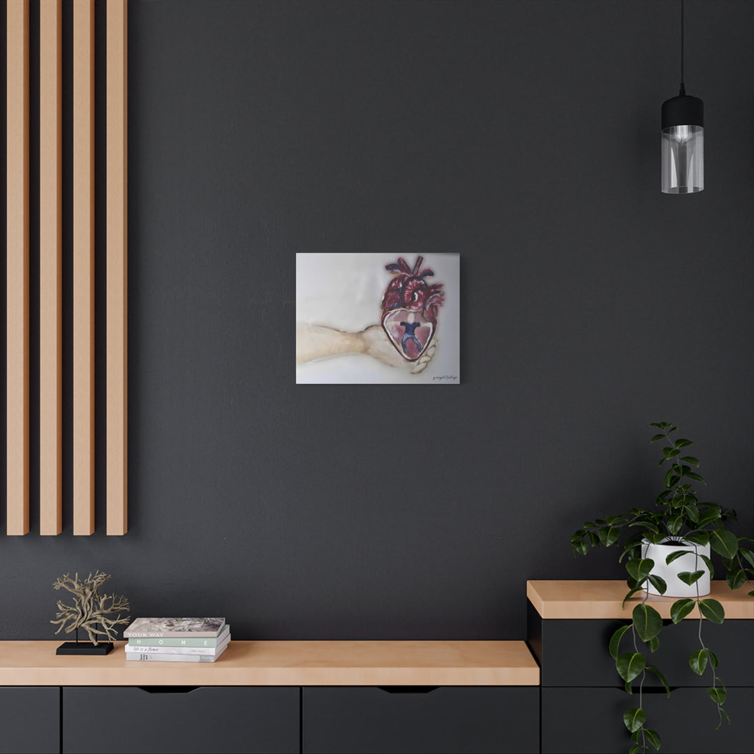 Canvas Print - Abiding Within:Extremely Whole Hearted Sleeves Painting by g angel Salvaje