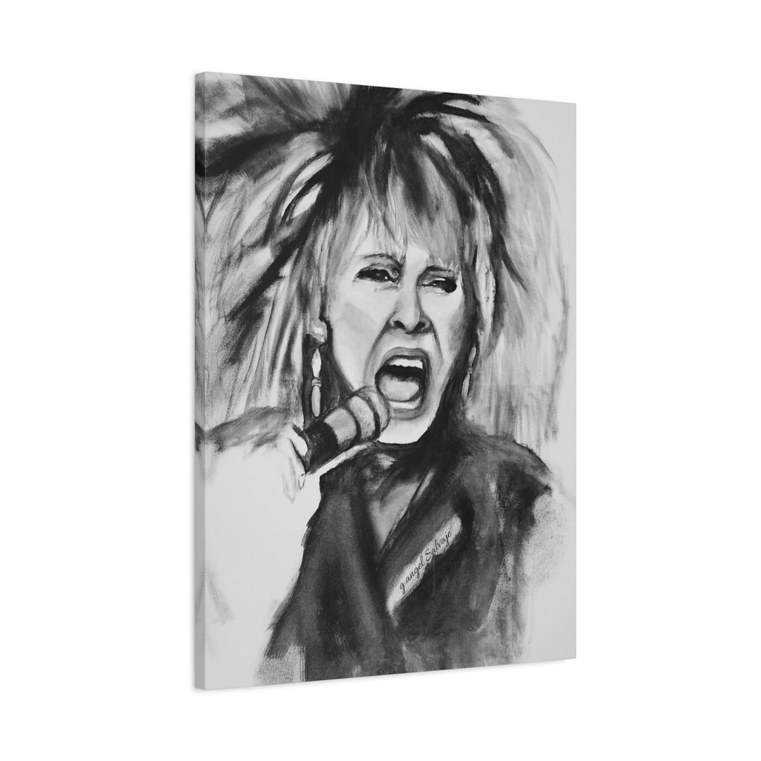 Canvas Print Tina Turner Portrait