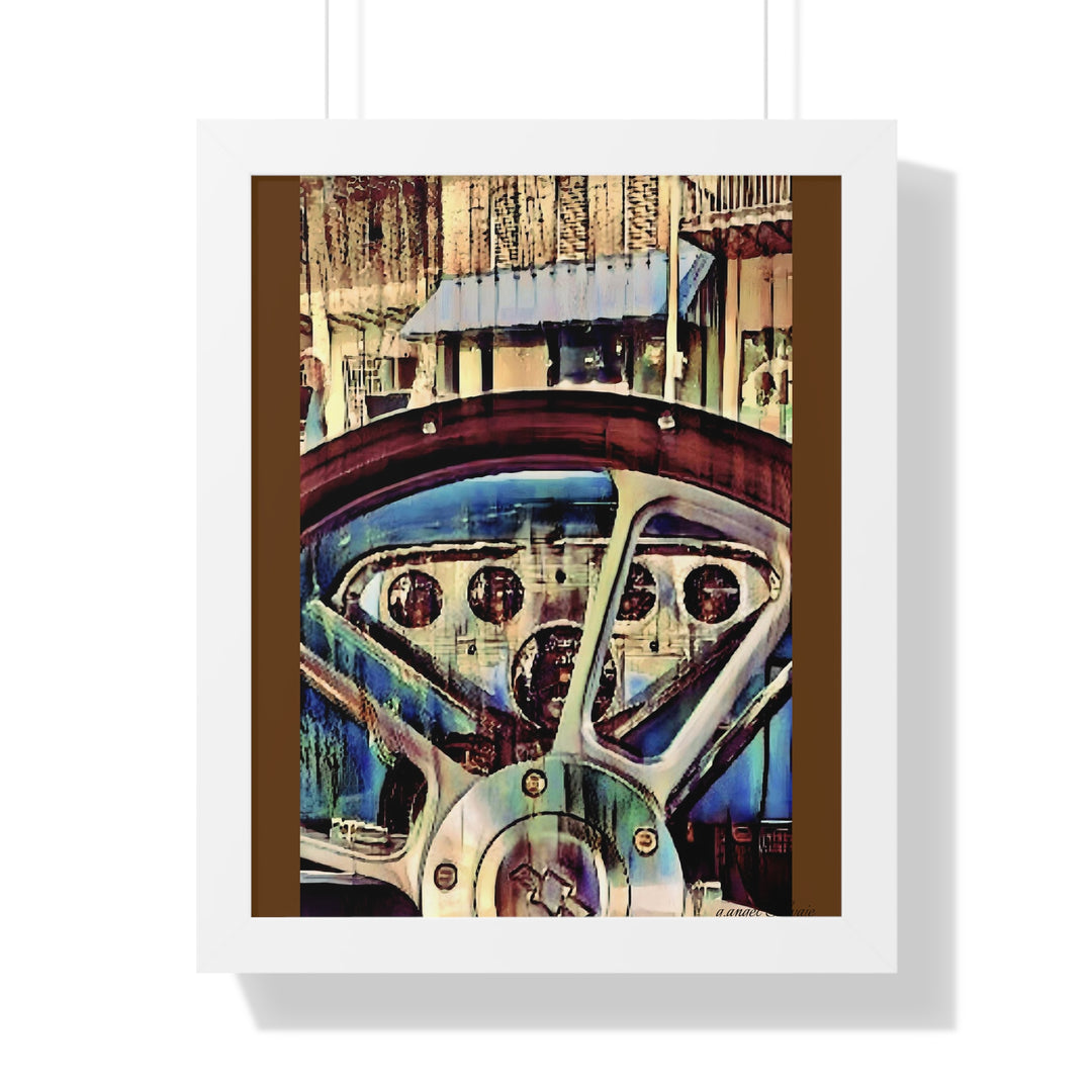Chevy Apache Driver's Seat Framed Vertical Poster