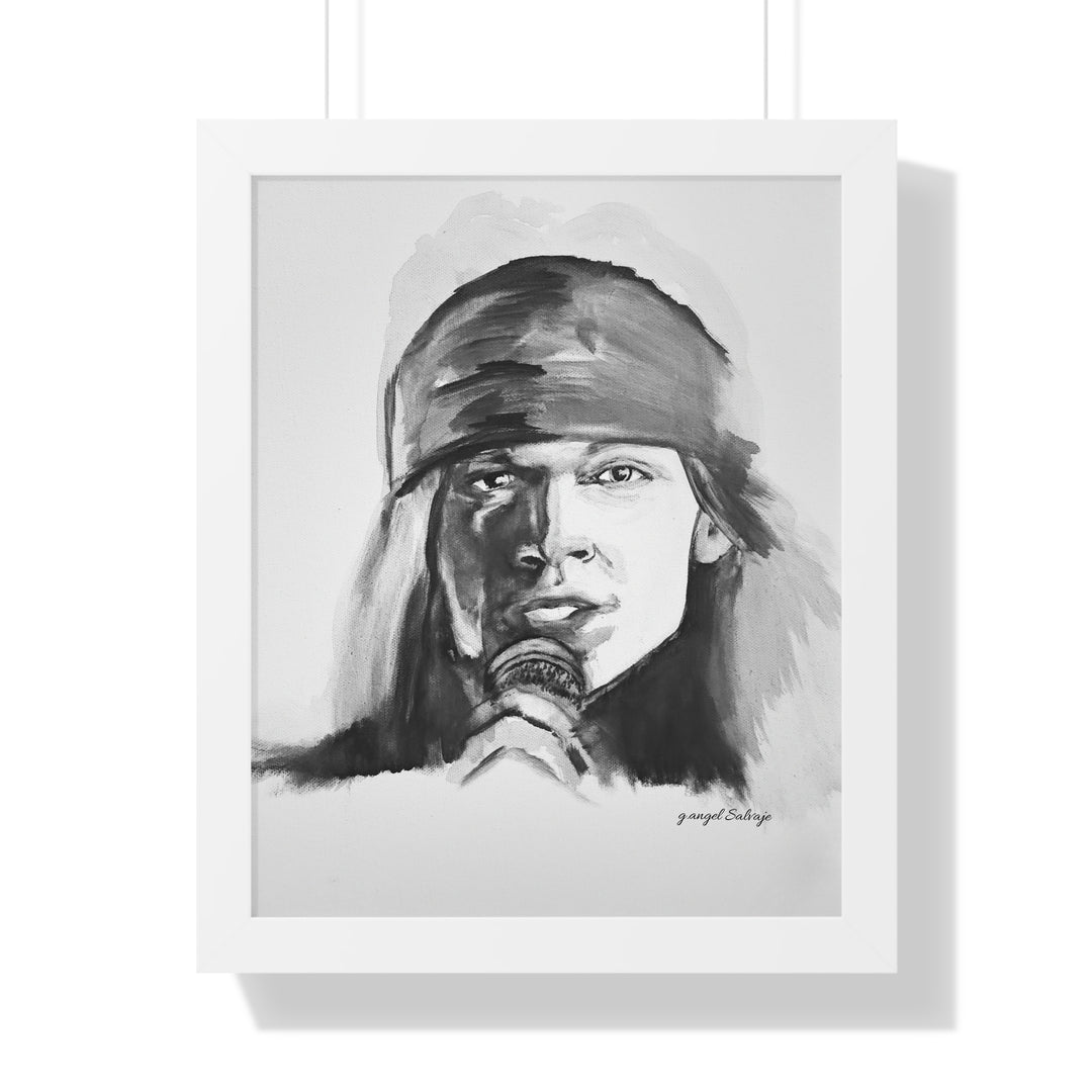 Axle Rose Vertical Poster