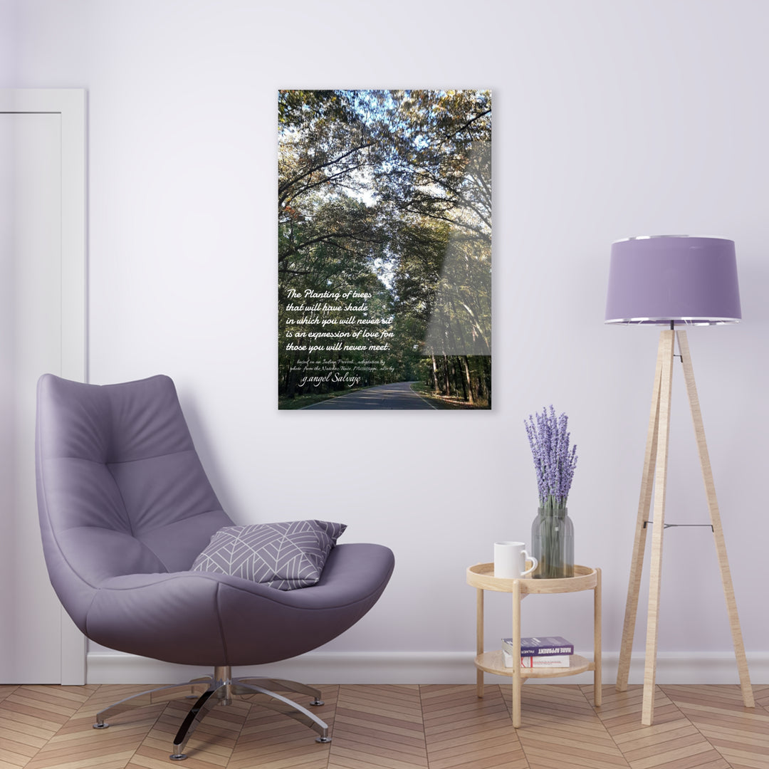 Servitude and Love, Indian Proverb adaptation, Acrylic Prints